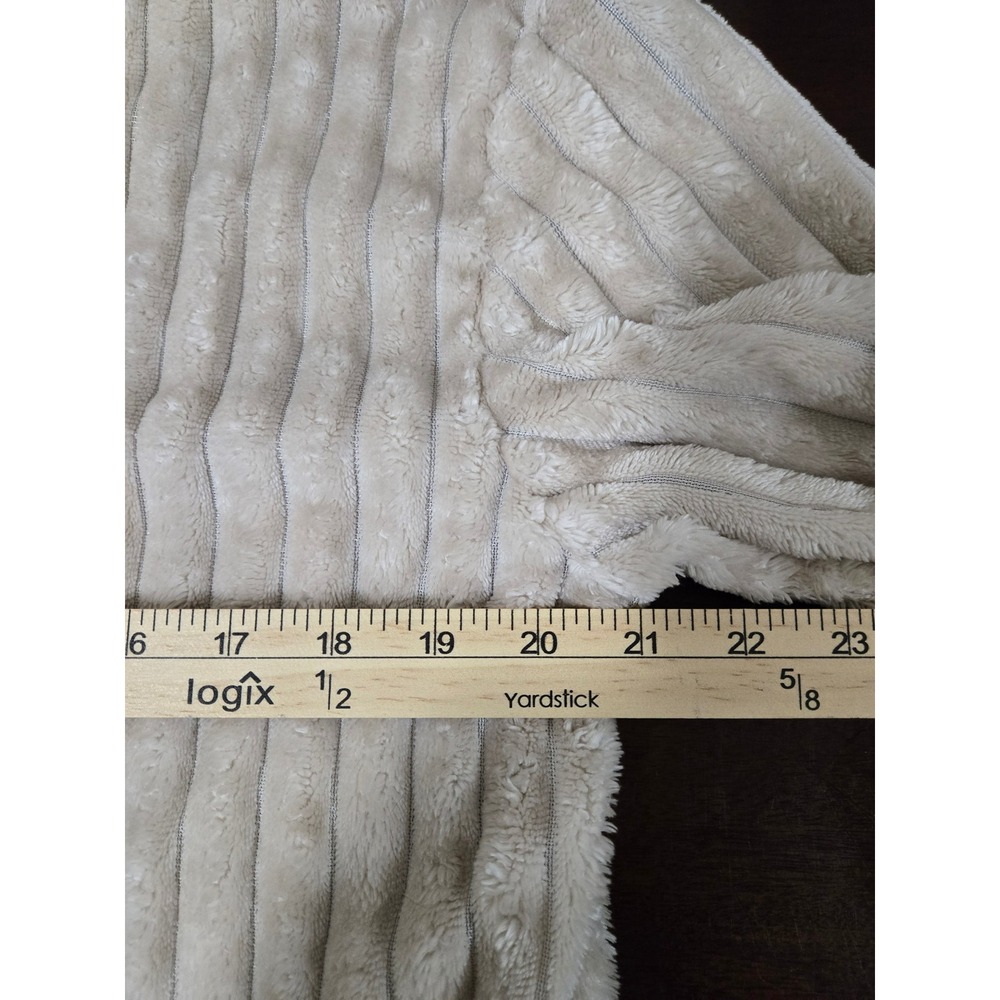 Planet Gold Juniors Cozy Mock Neck Ribbed Sweater Beige Medium A8JT595 - Picture 5 of 6